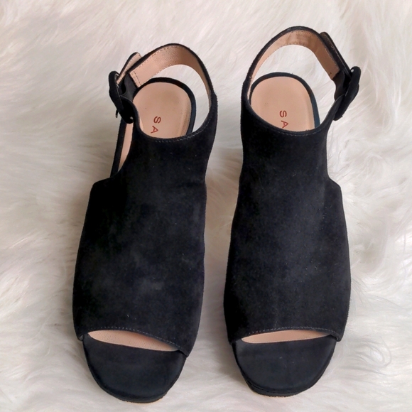 🛑SOLD! Sacha London Pepa Block Heel Platforms Sandals - Picture 4 of 9